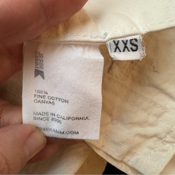 Jesse Kamm Sailor pants cream wide leg canvas XXS - Picture 7 of 9